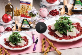 Körpe Roka ile Bresaola Salatası