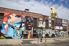 Safari değil de Brooklyn, gergedan değil de grafiti!