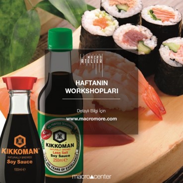 13.02.2018 Salı ”Kikkoman İle Sushi” Workshop Detayları